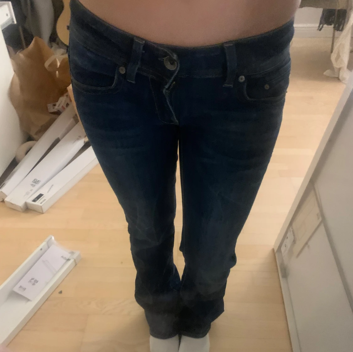 Lågmidjade jeans  - 2