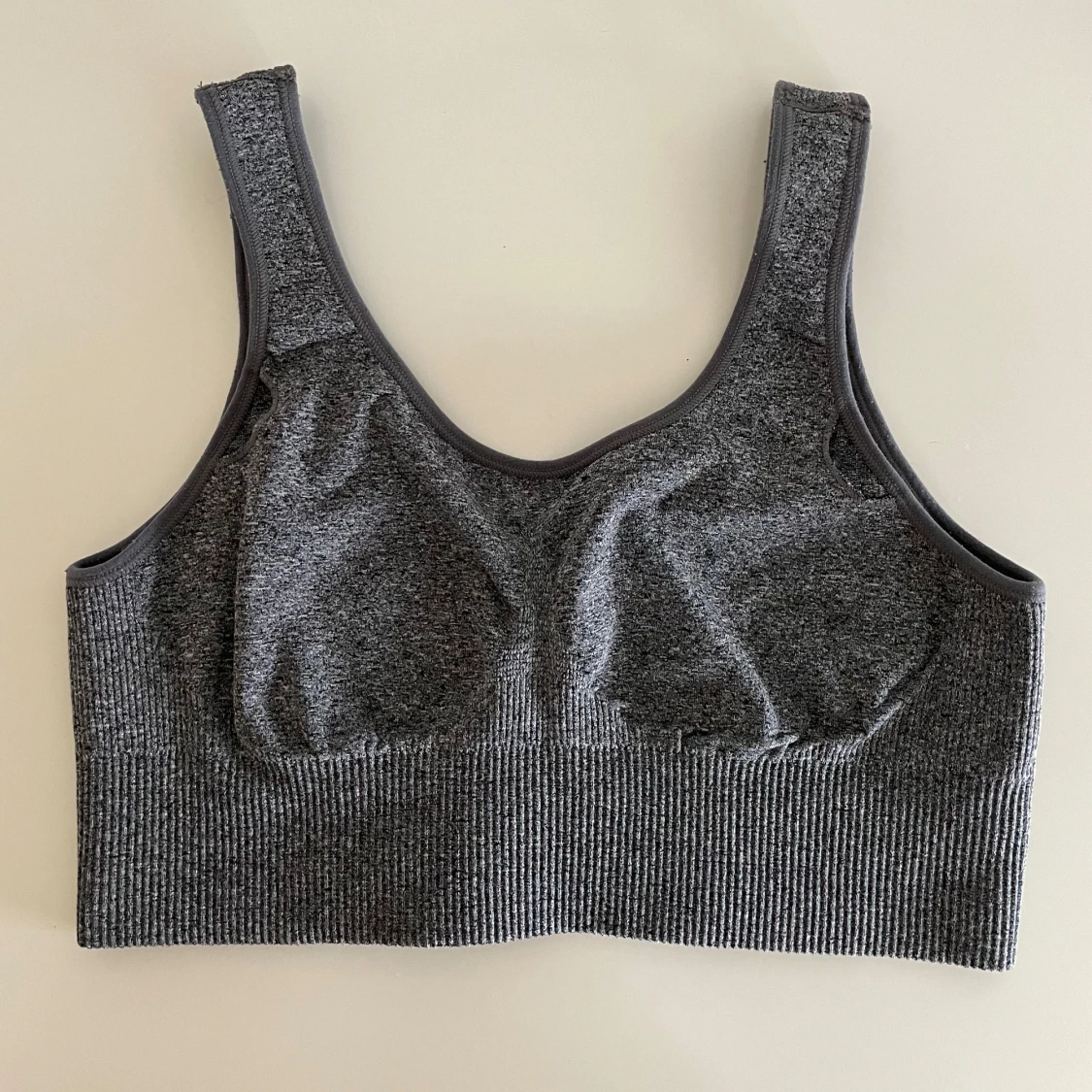 Grå sport-bh M från H&M - 1