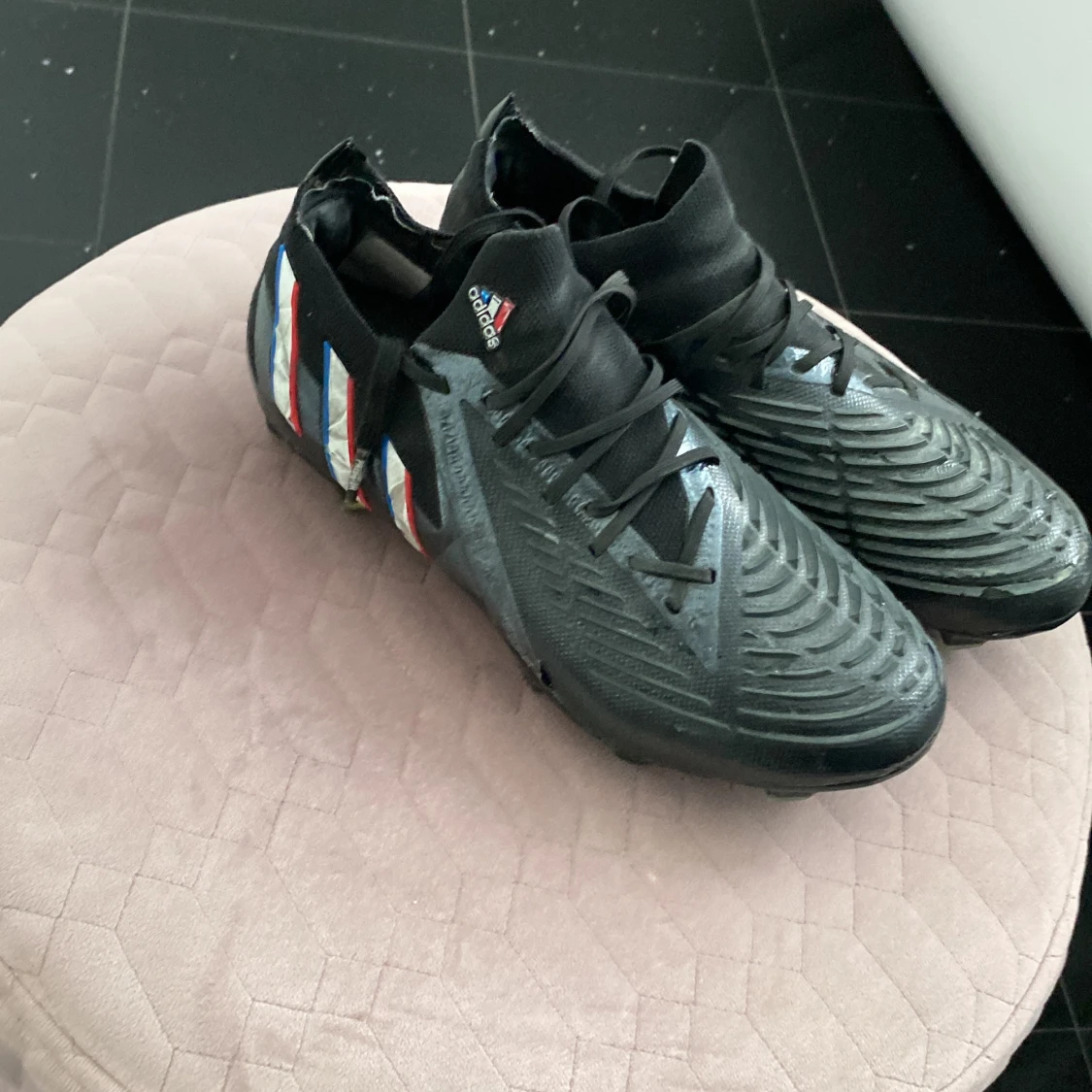 Adidas Predator fotbollsskor svart