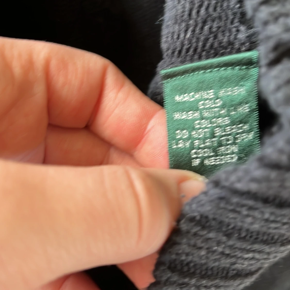 Svart stickad jacka från Lauren Jeans Company - 3