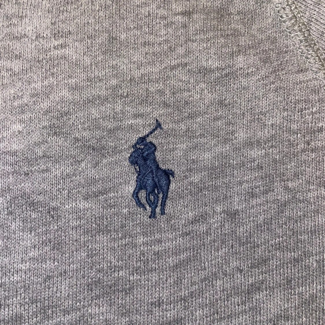 Grå stickad tröja från Ralph Lauren - 4