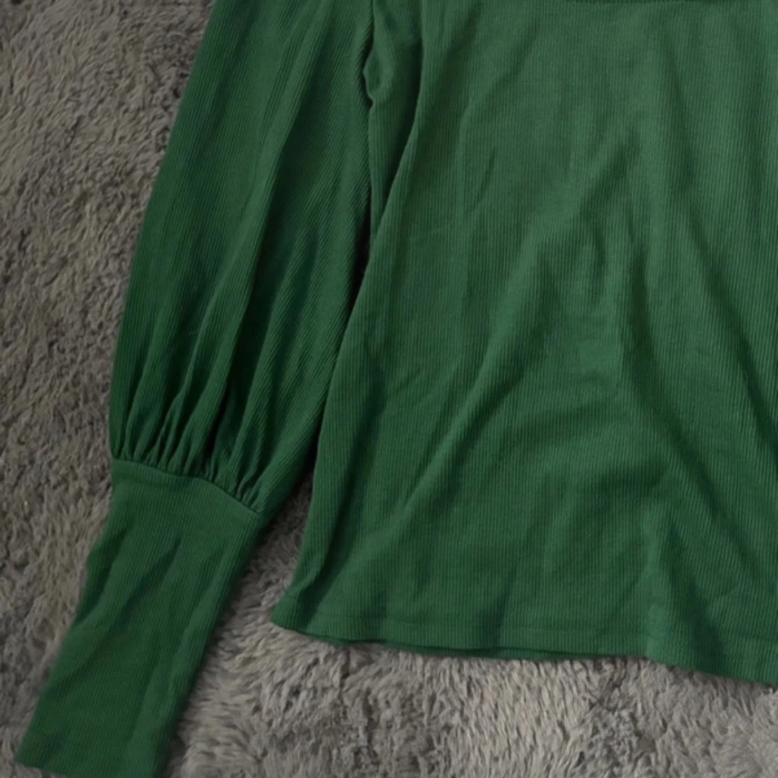 Grön ribbad topp - 2