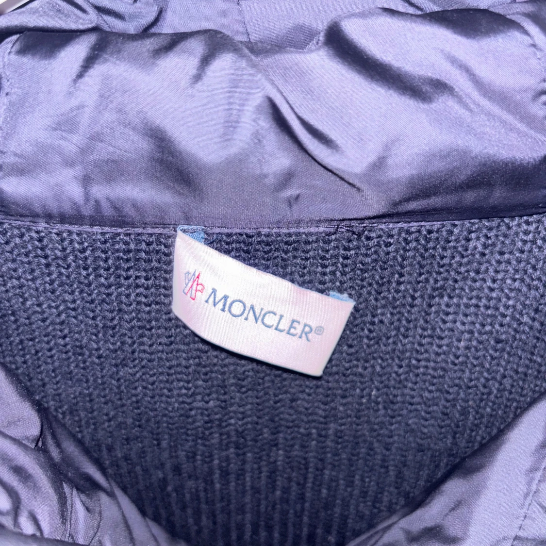 Mörkblå Moncler Cardigan - 3