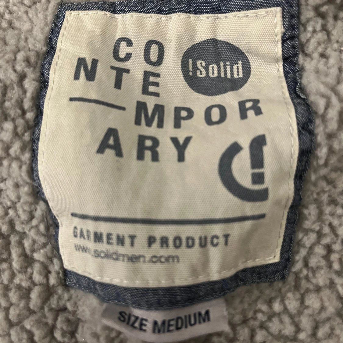 Grå parkajacka med teddyfoder - 4