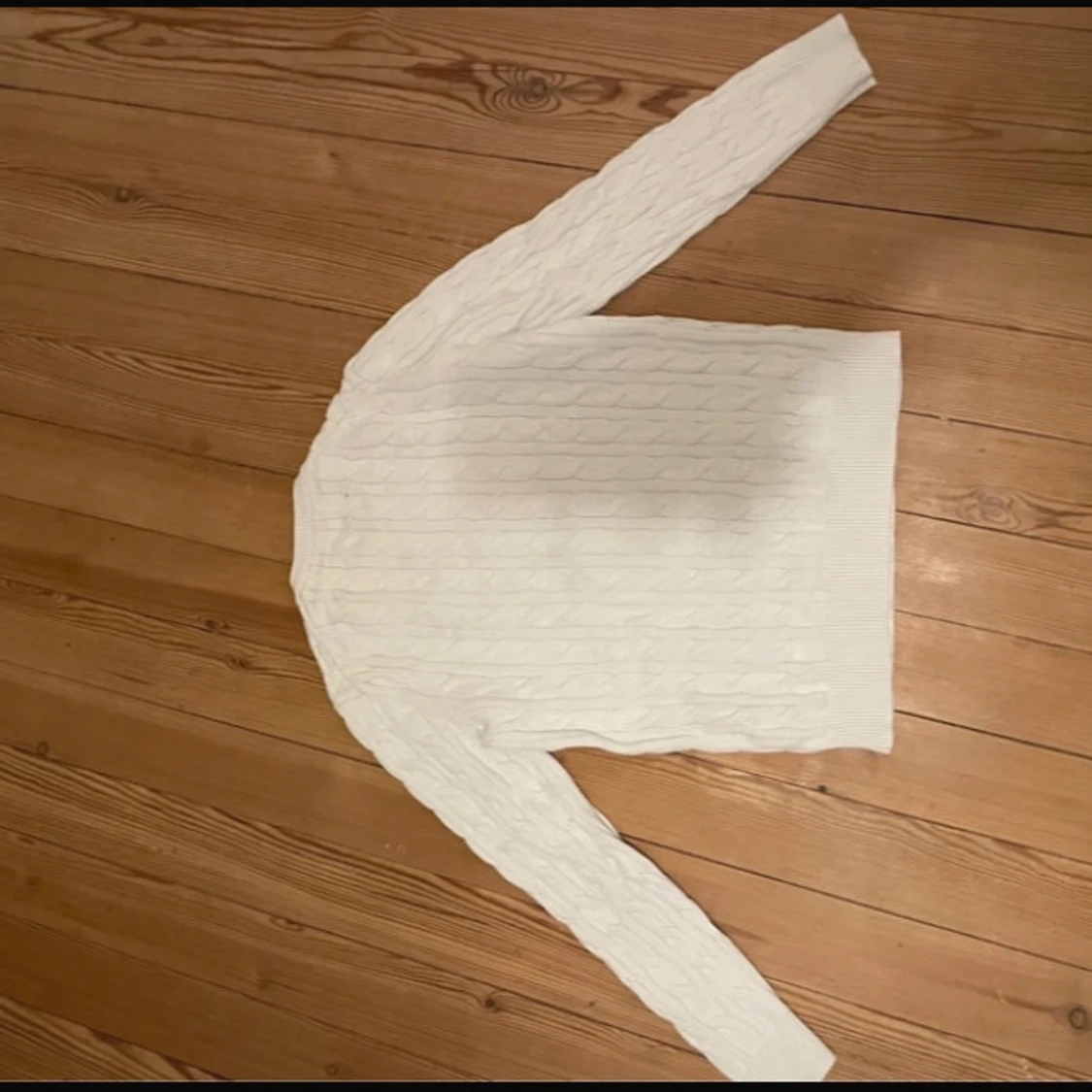 Vit stickad tröja från Morris - 2