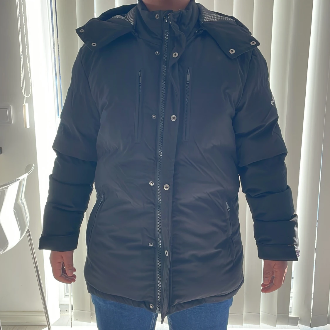 Svart dunjacka från Polo Club