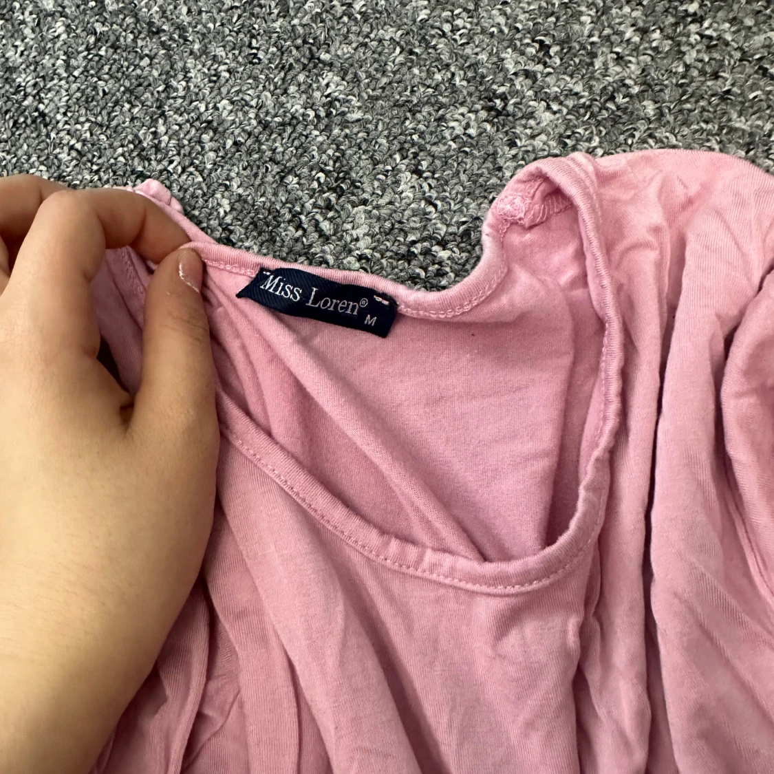 Rosa långärmad tröja från Miss Loren - 1