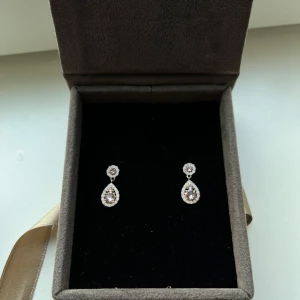 Lily & Rose Örhängen - Örhängen från Lily & Rose i fint skick. Guldfärgade med rosa stenar. Ask medföljer ej.