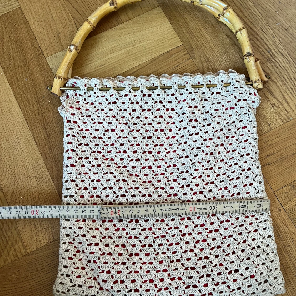 Bambuväska retro vintage strandväska 50-tal 60-tal - 90