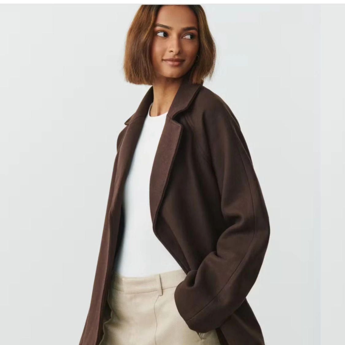 Brun höst jacka  - 90