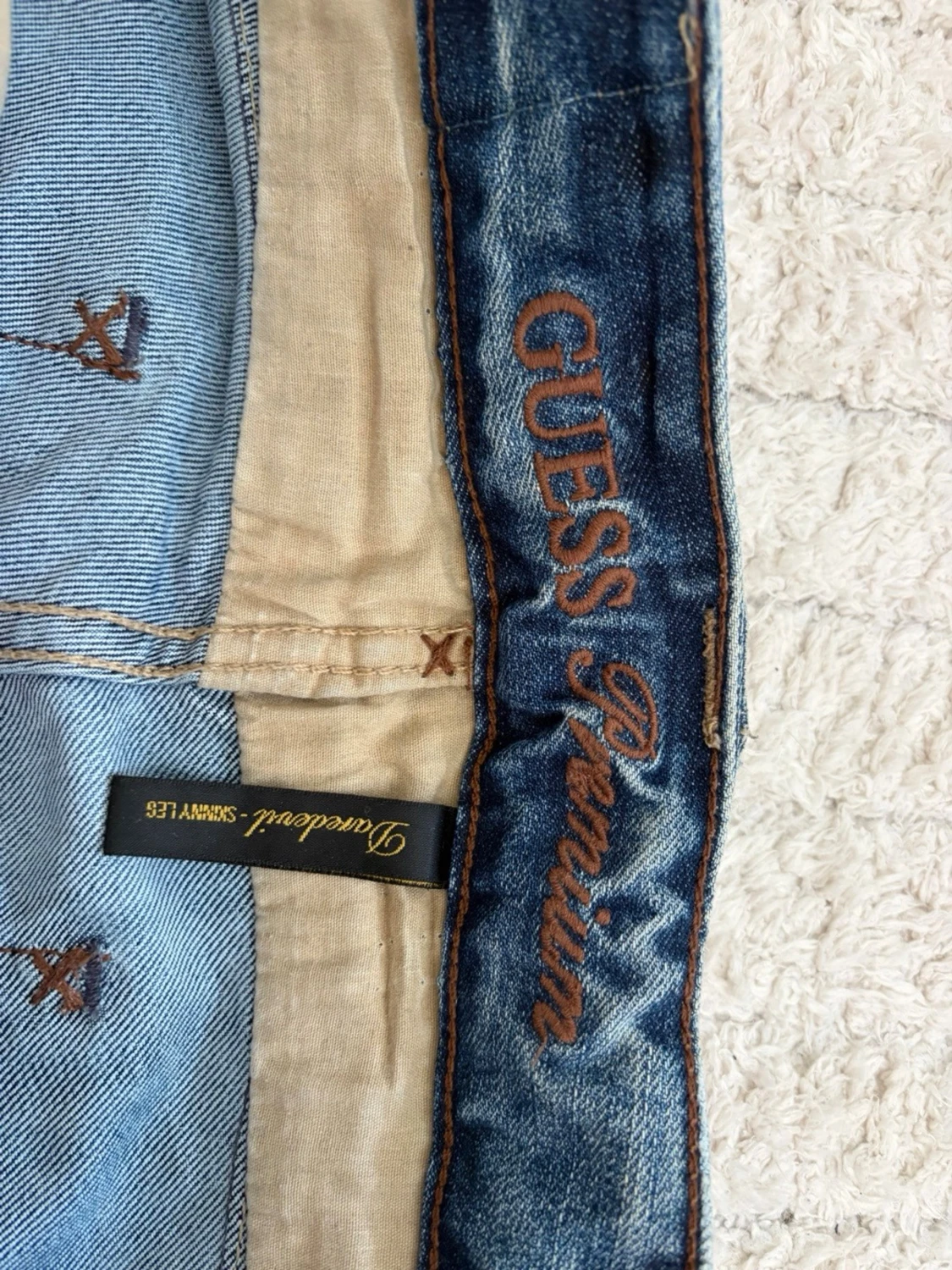 Blå skinny jeans från Guess - 1