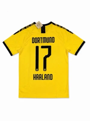 Gul Borussia Dortmund matchtröja - Helt oanvänd Dortmund matchtröja med Haaland på ryggen med nummer 17. Skriv vid funderingar!