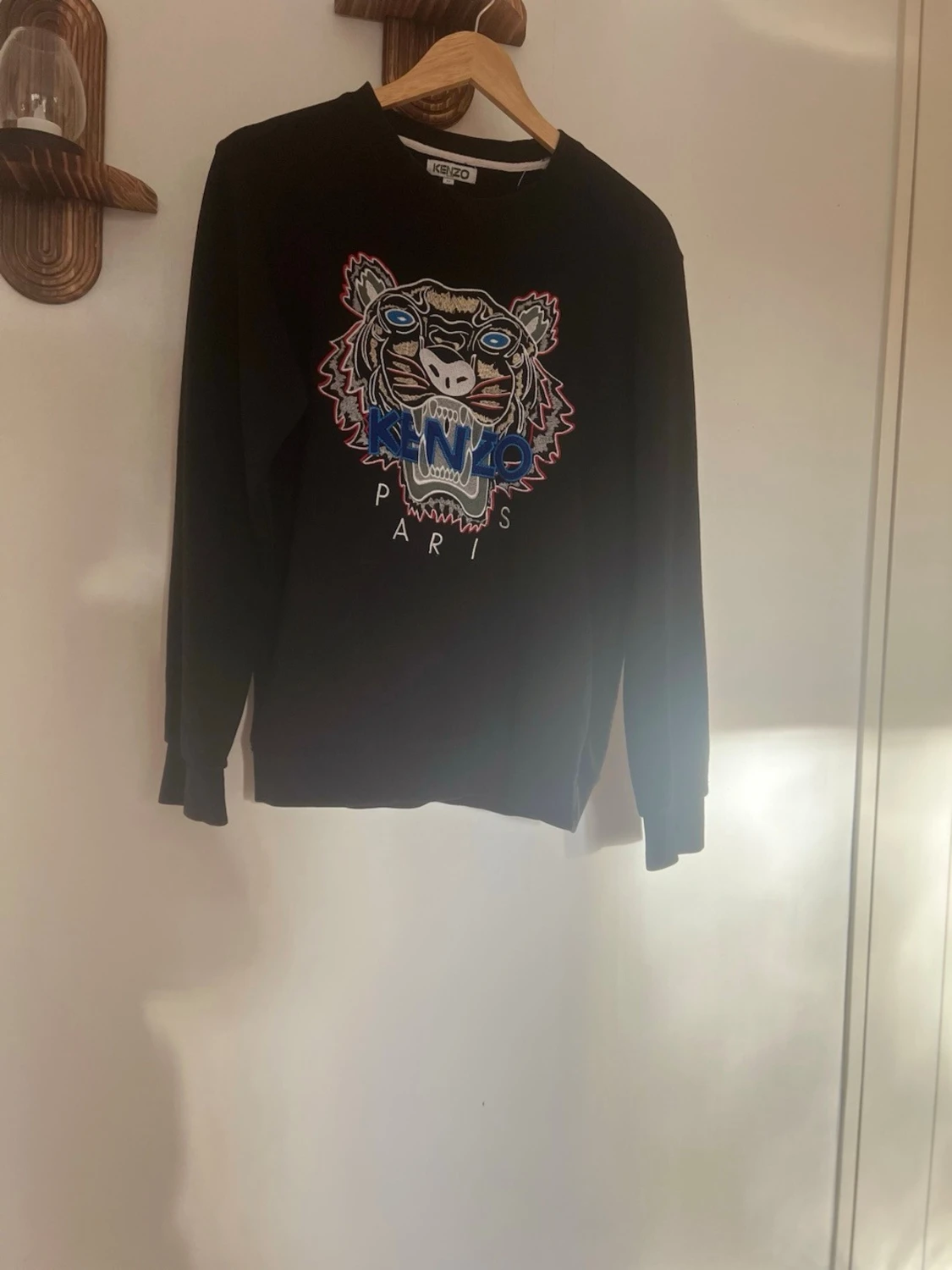 Svart stickad Kenzo-tröja med tiger - 3