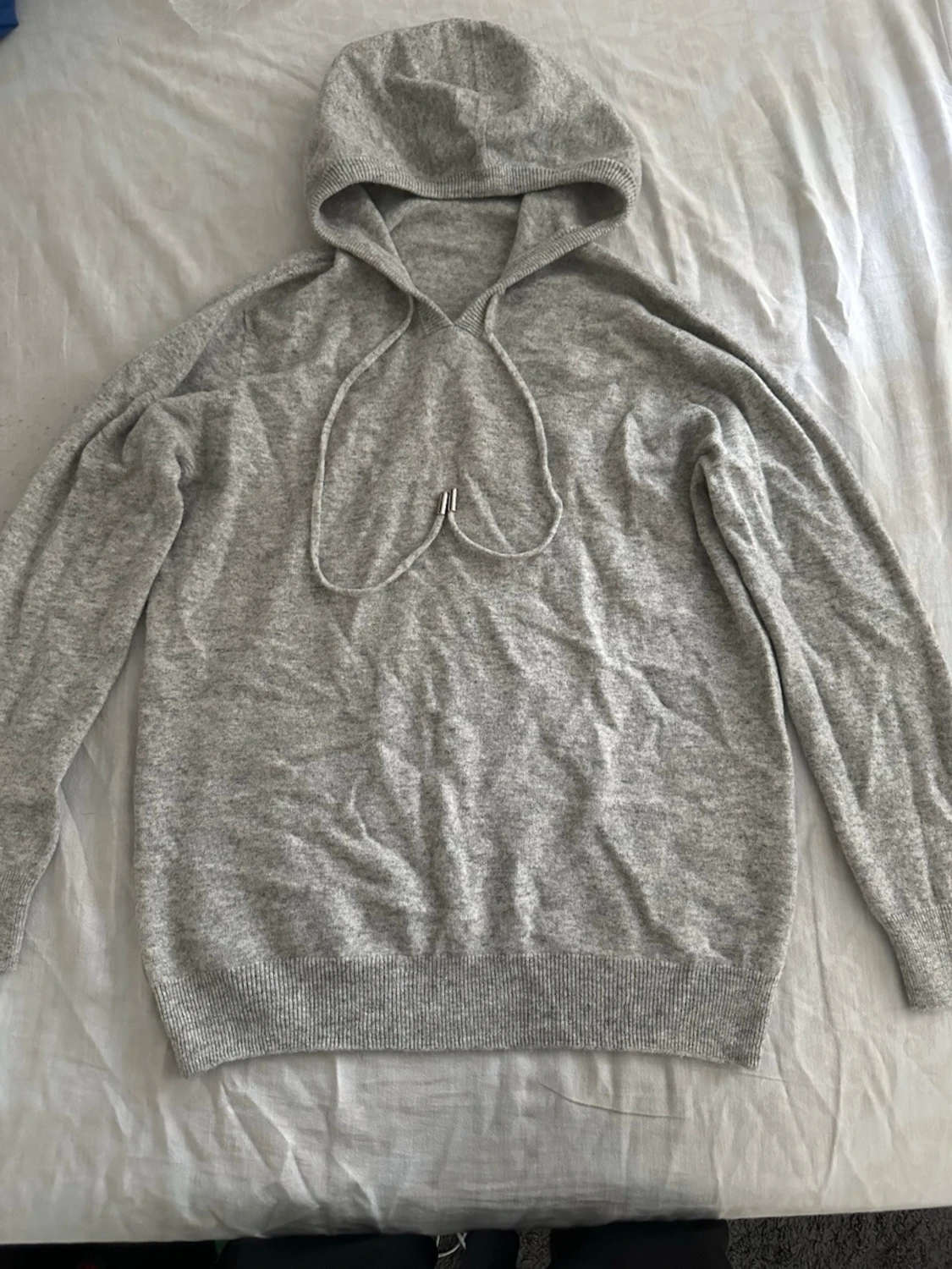 Kashmir stickad hoodie  - 2