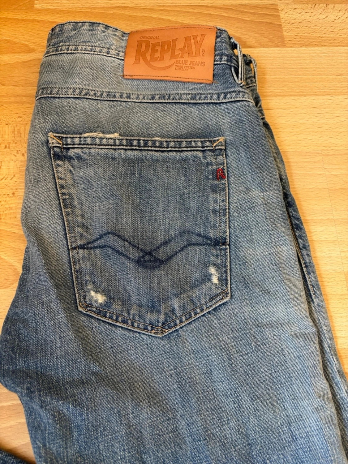 Replay Jeans - Blå denim  - 1
