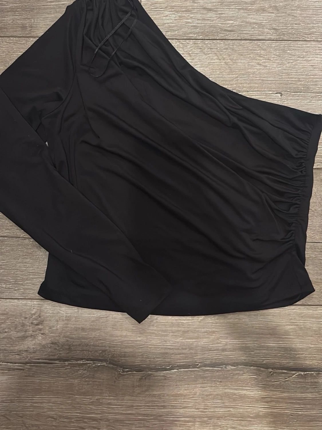 Svart oneshoulder topp - 1
