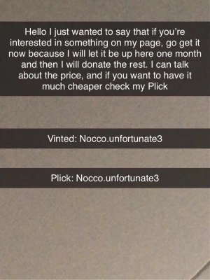 Don’t buy this - Please buy my clothes and other
