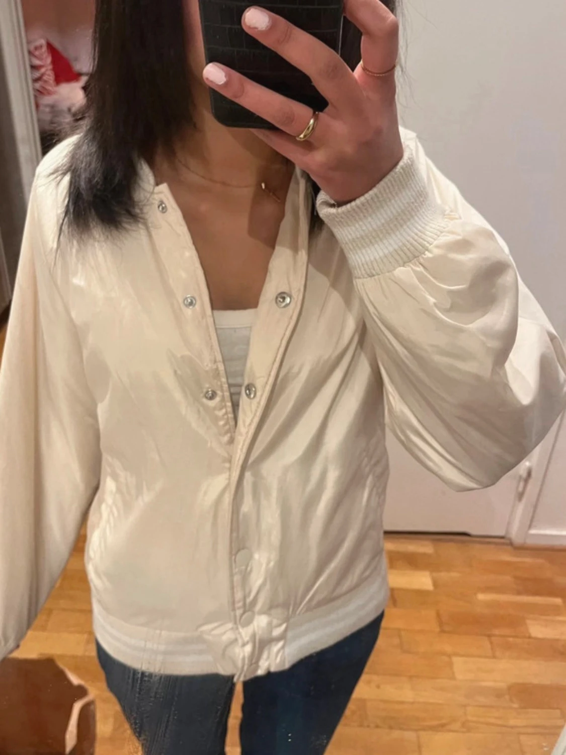 Beige vår/höstjacka