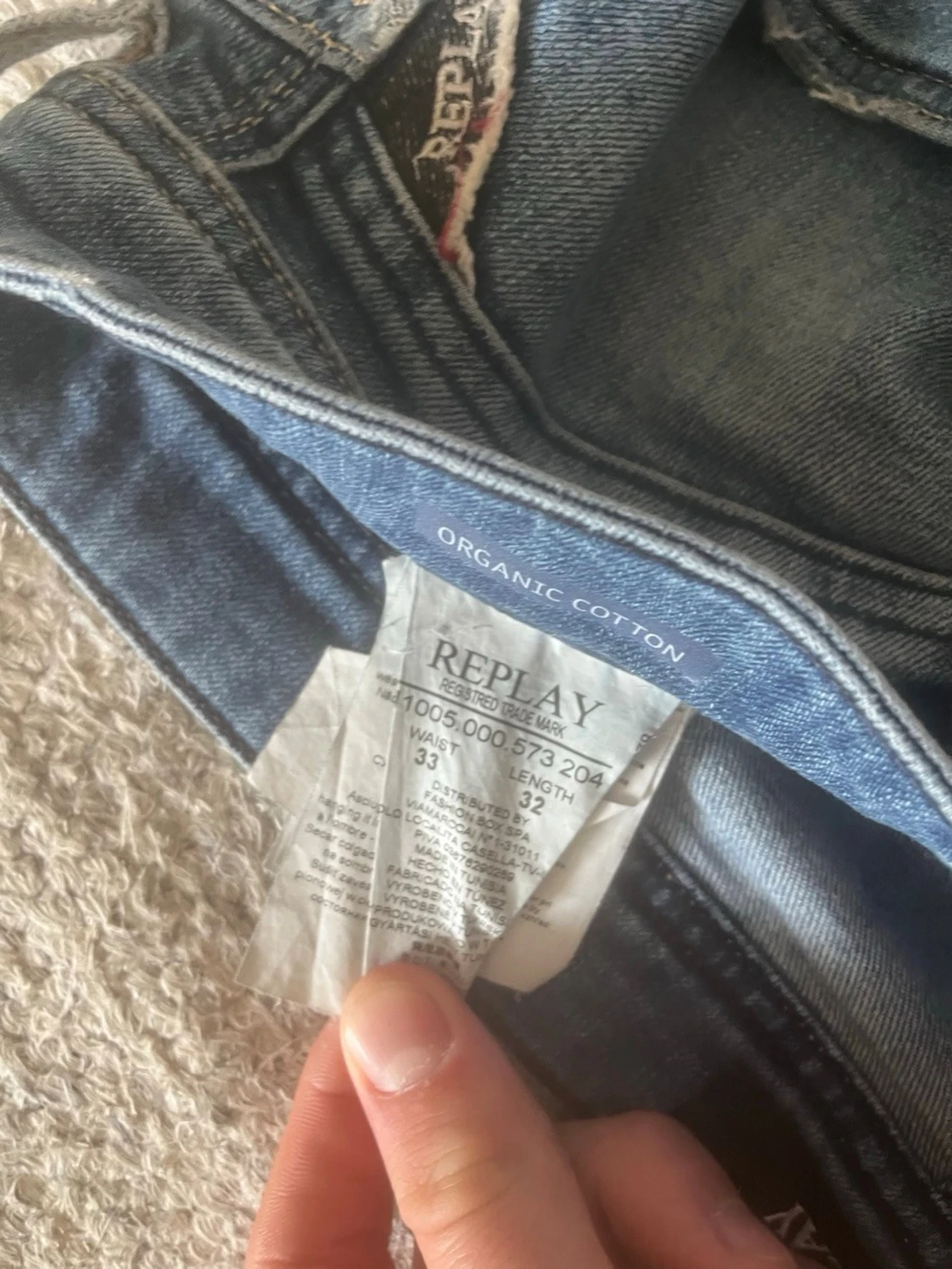 Blå jeans från Replay, modell Rocco - 2