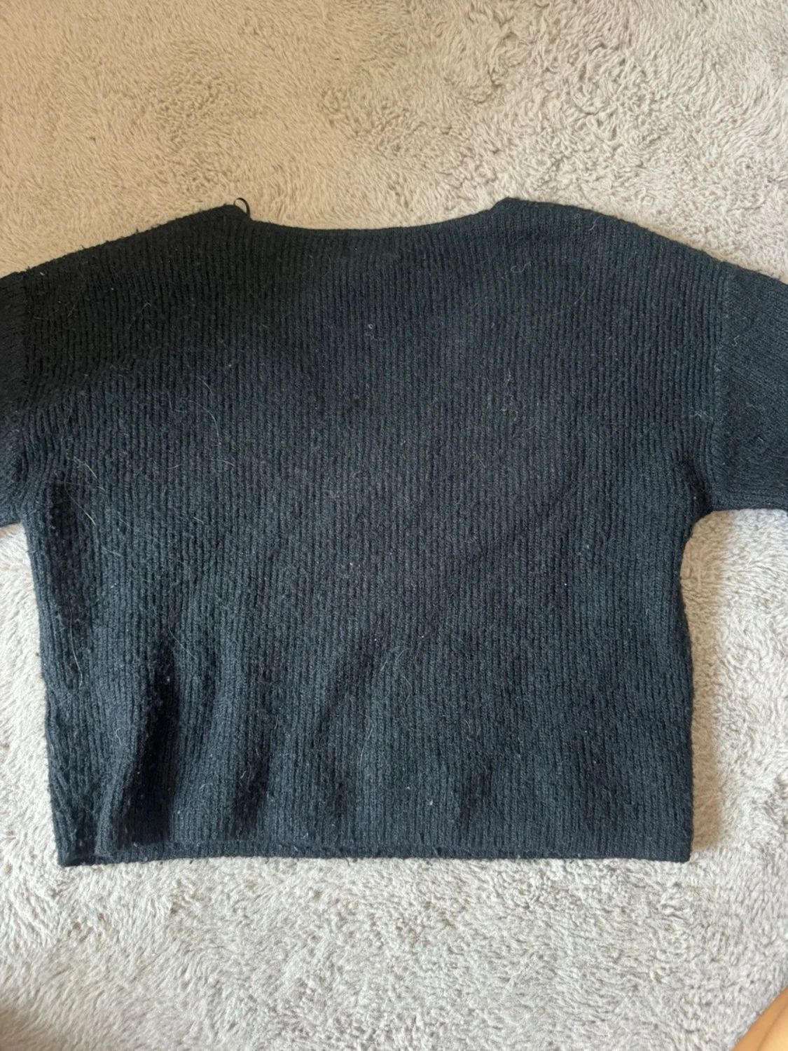 Svart stickad tröja från H&M - 2