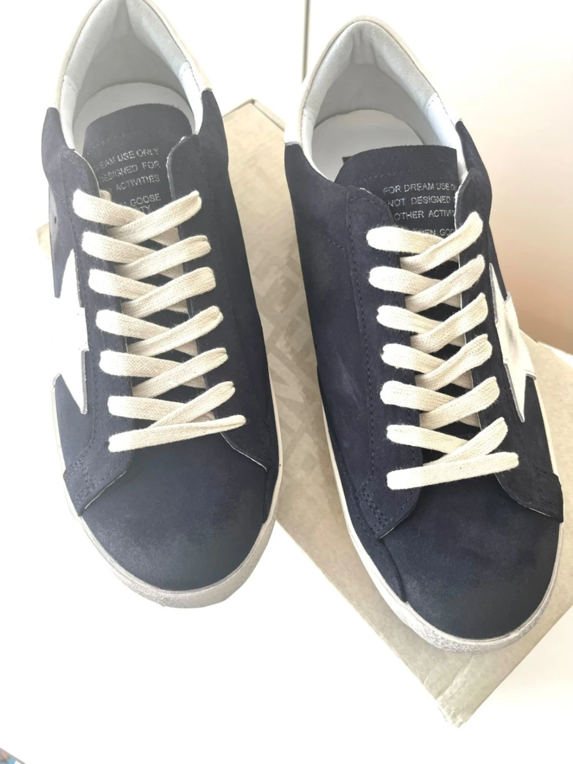 Marinblå golden goose skor  - 1