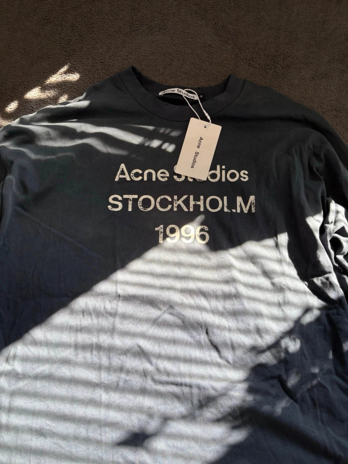 Marinblå långärmad topp Acne Studios - 1