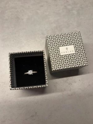 Edblad ring 15mm - Snygg silverfärgad ring från Edblad med en stor gnistrande sten i mitten och mindre stenar längs bandet hela vägen runt. Storlek 15 mm. Levereras i original ask. Tillverkad i rostfritt stål. Knappt använd jättefint skick.