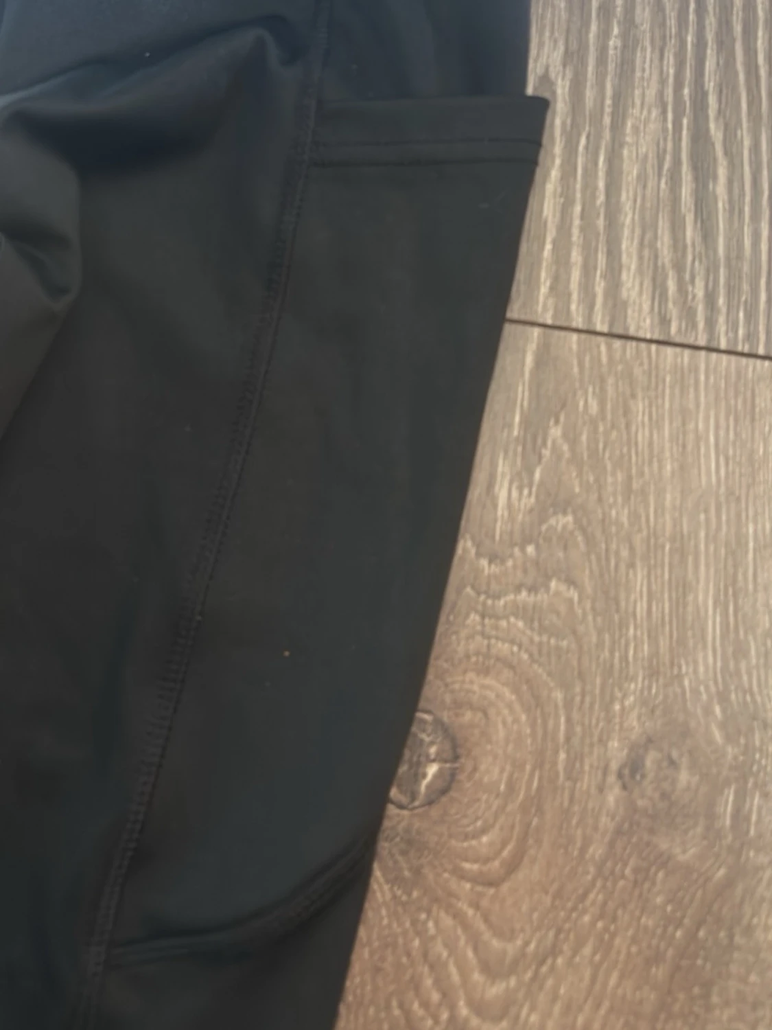 Svarta leggings med fickor - 1