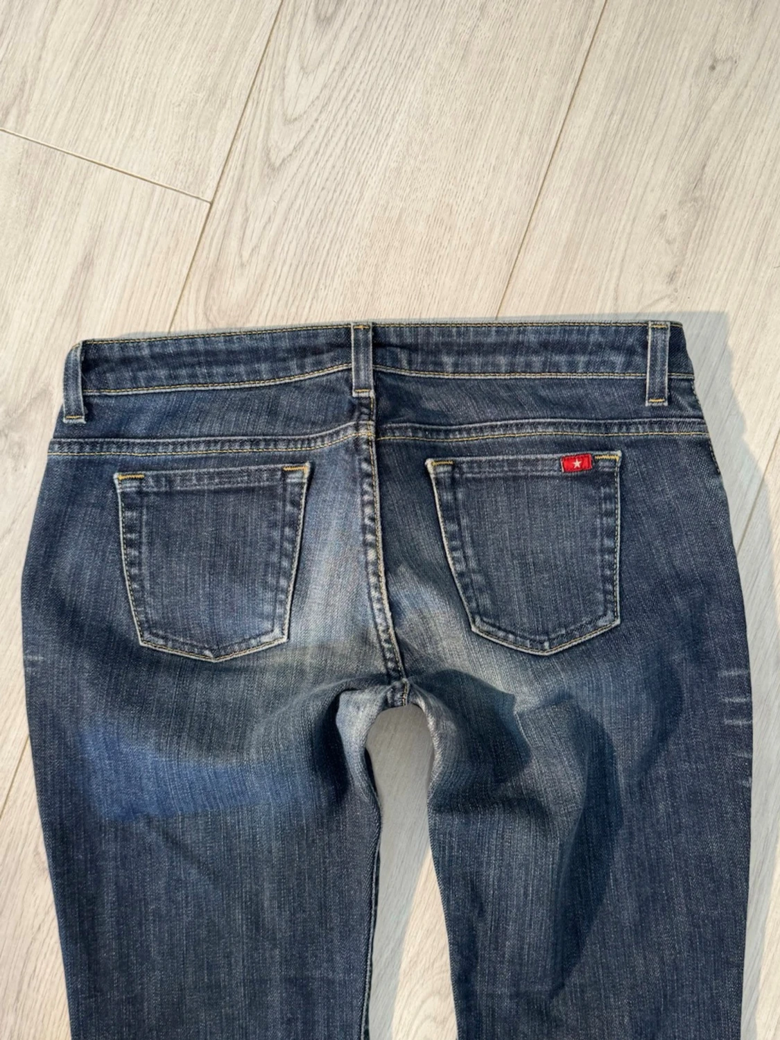 Lågmidjade bootcut jeans 10207 - 4