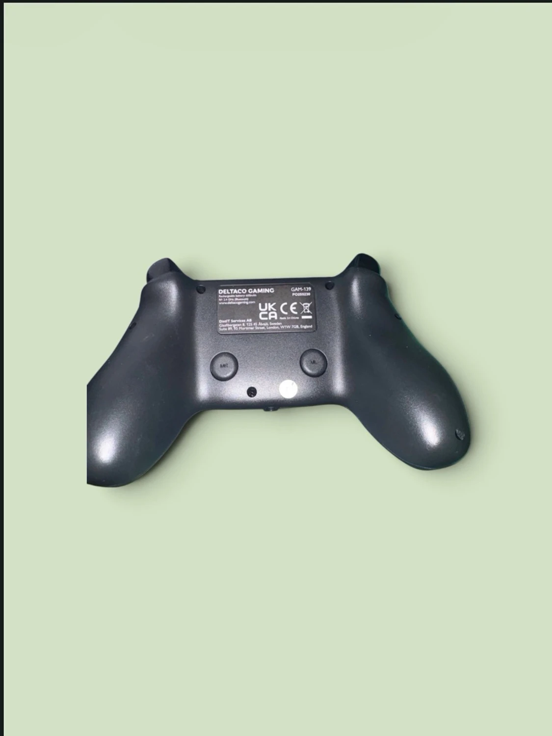 Svart handkontroll Deltaco Gaming