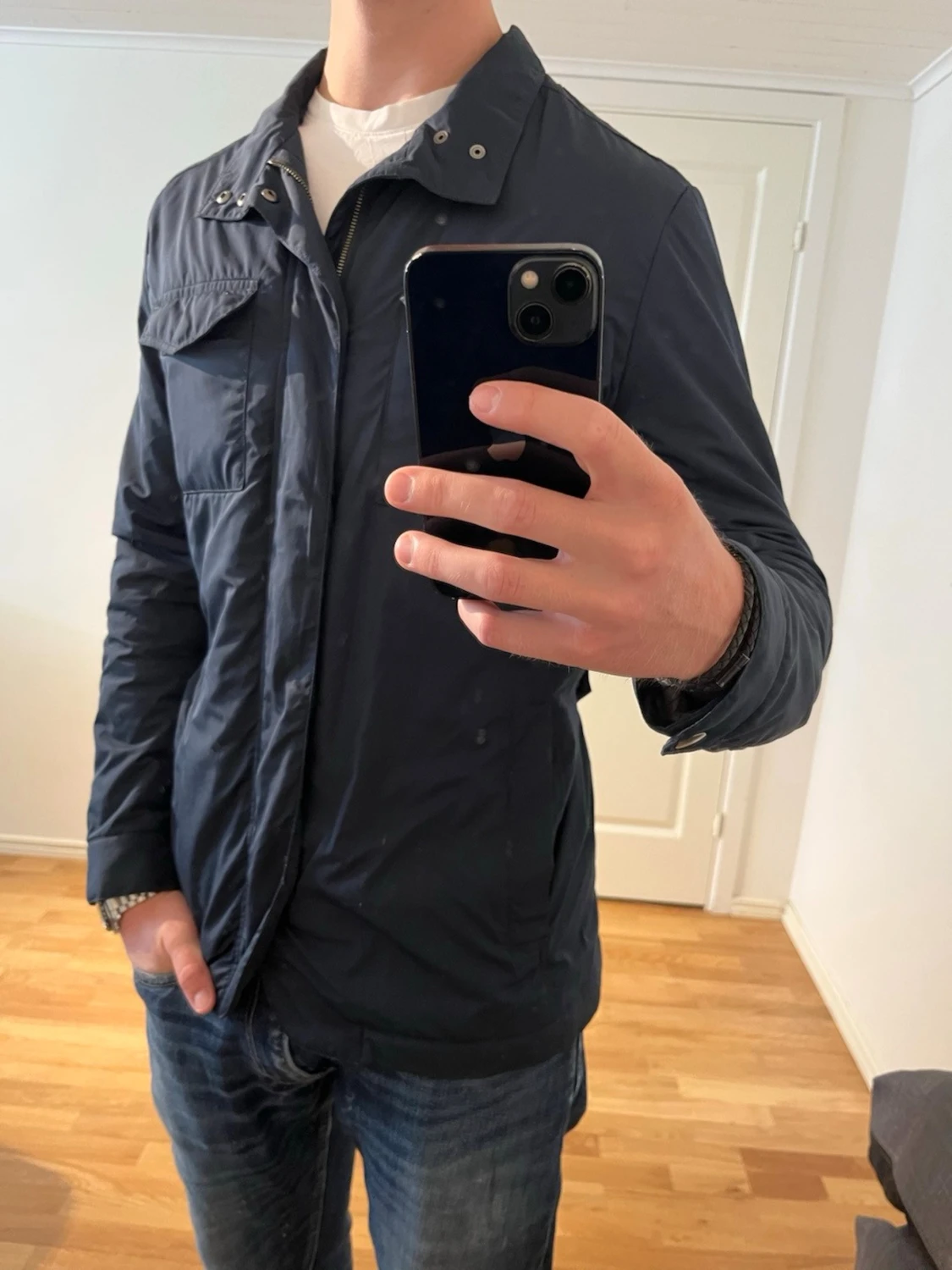 Blå Fieldjacka bläck  - 1