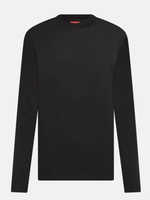 Svart långärmad Hugo boss topp - En stilren svart långärmad topp med rund hals. Enkel och mångsidig design som passar till många olika outfits. Tillverkad i mjukt material för en bekväm känsla.