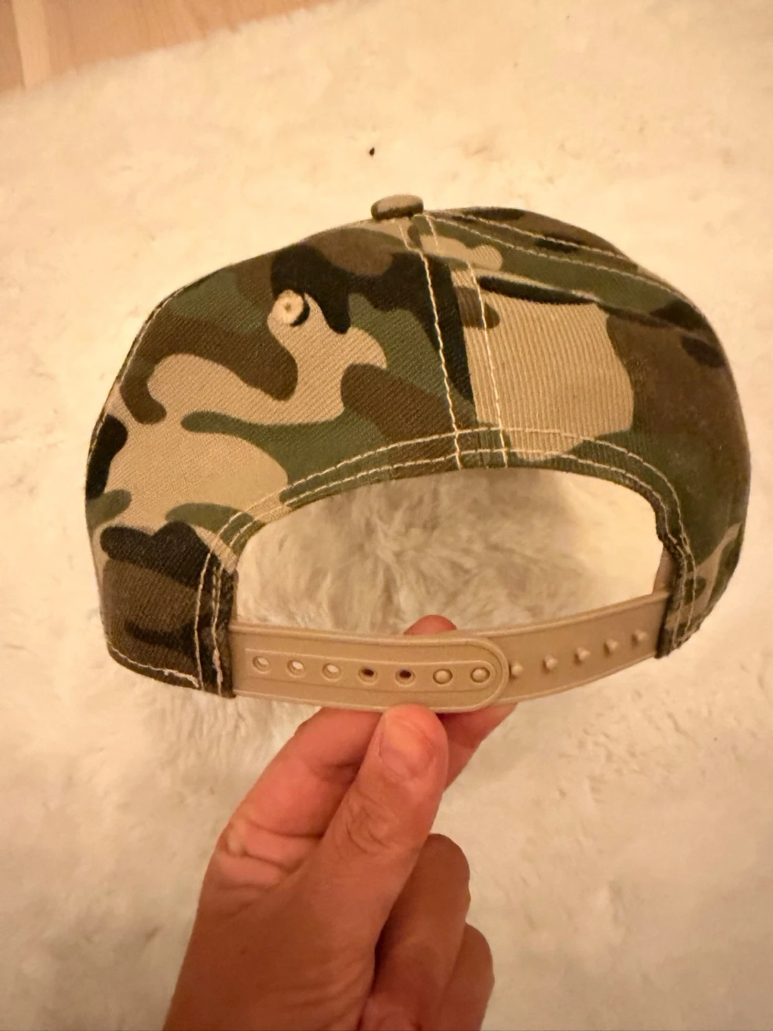 Camouflage keps med trollface och text - 2