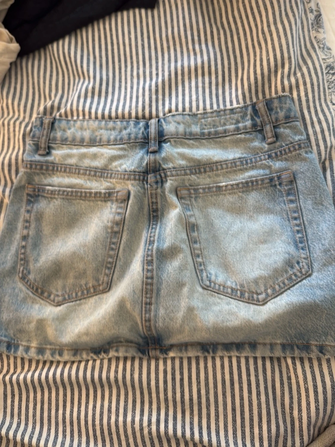 zara jeans kjol - 1