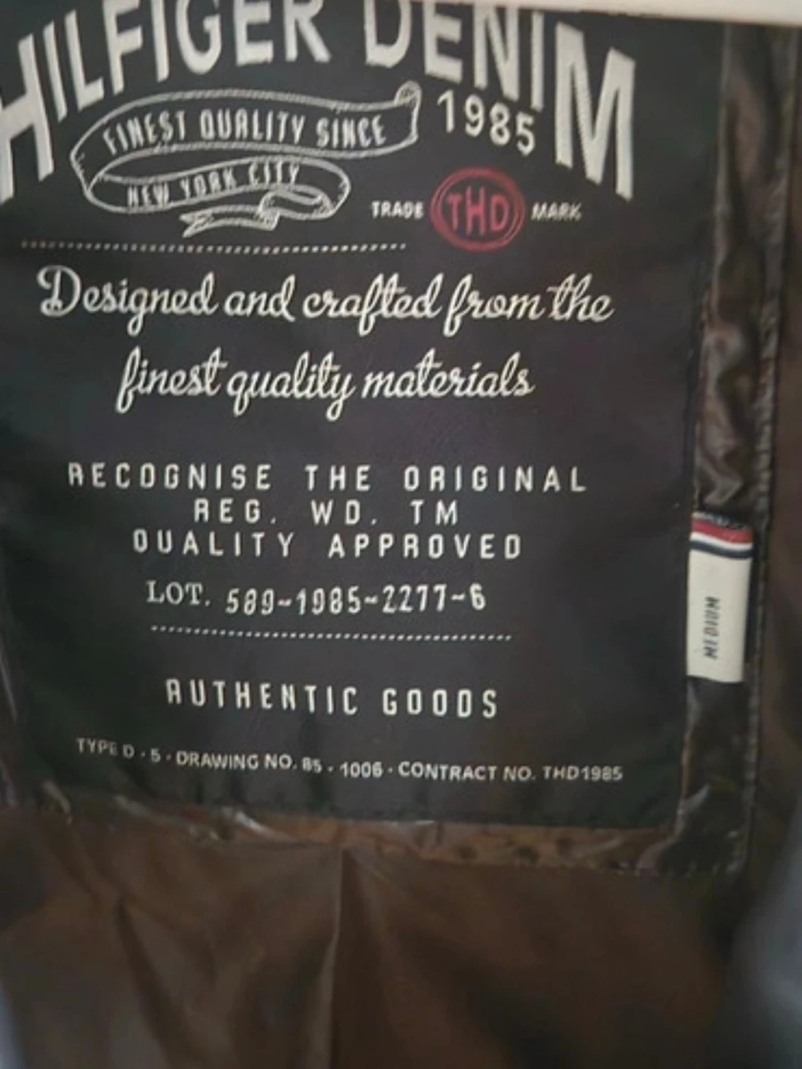 Brun dunjacka från Tommy Hilfiger Denim - 1
