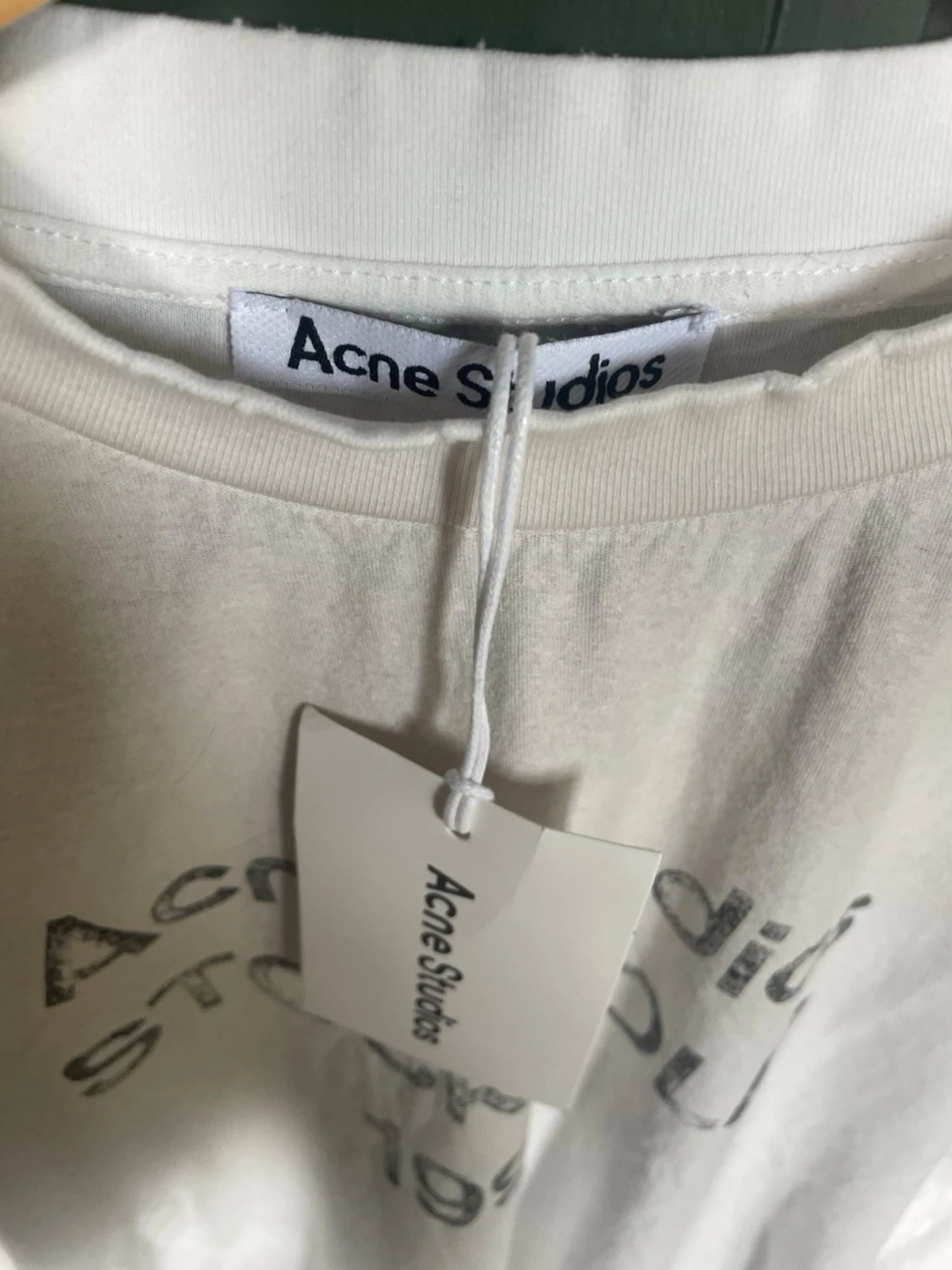Vit långärmad topp Acne Studios - 1