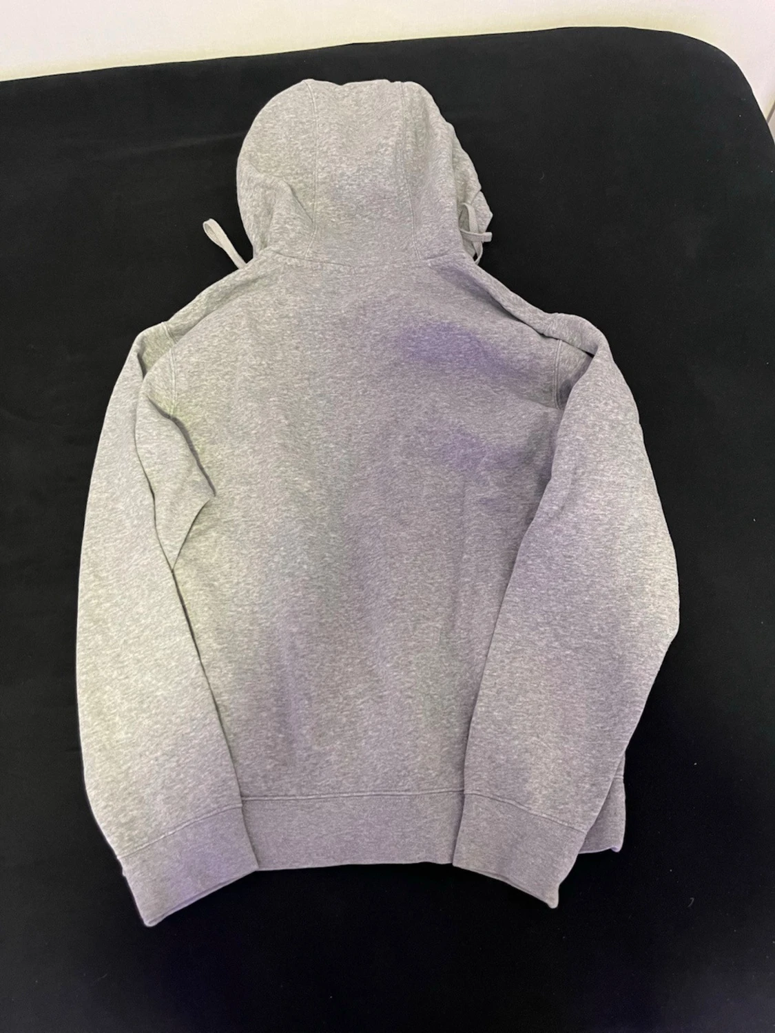 Grå zip hoodie från Nike - 1