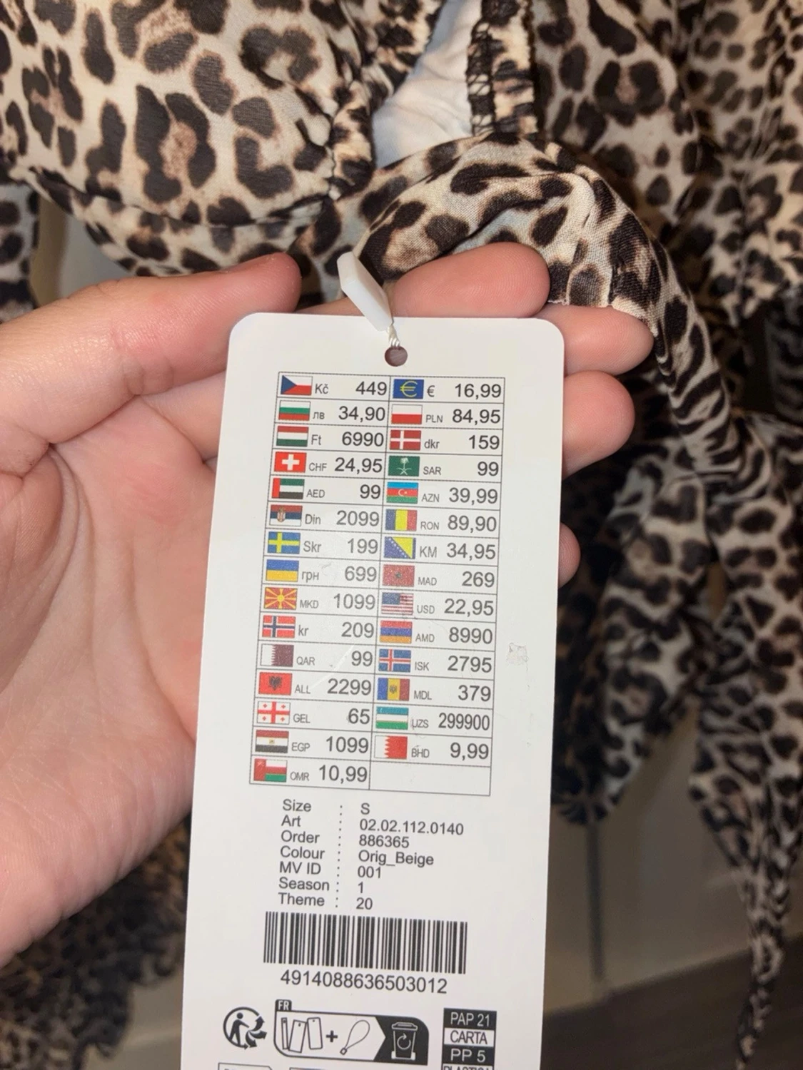 Leopard knyttopp  - 2