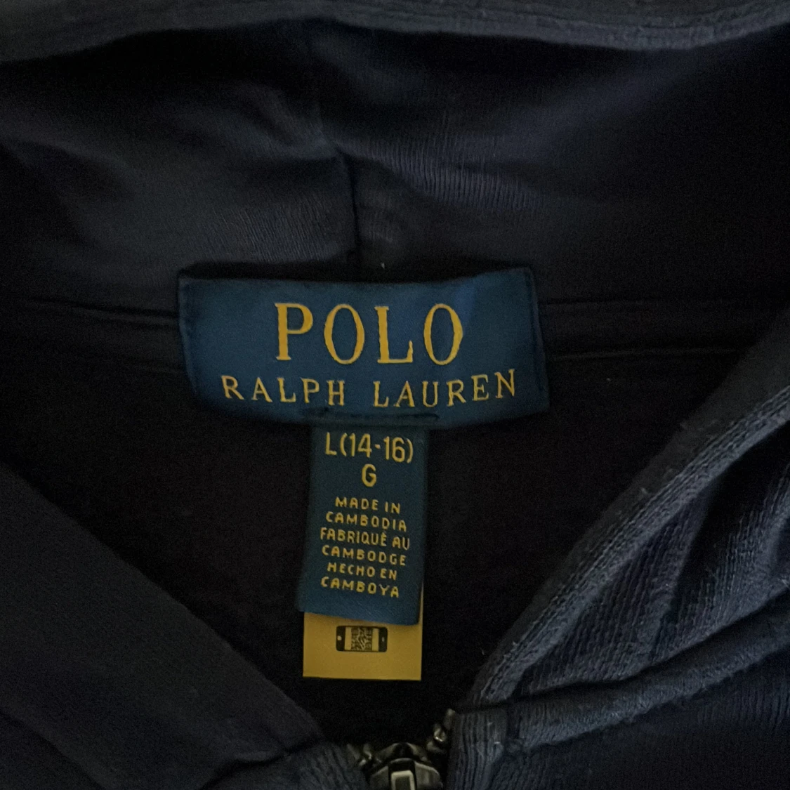Mörkblå hoodie från Ralph Lauren - 1