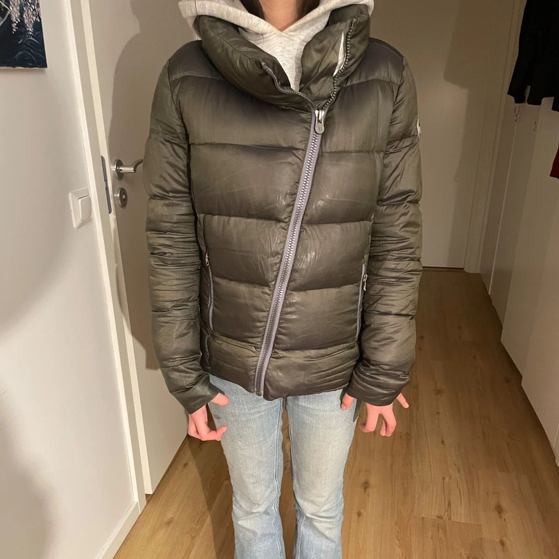 Grön dunjacka från Colmar