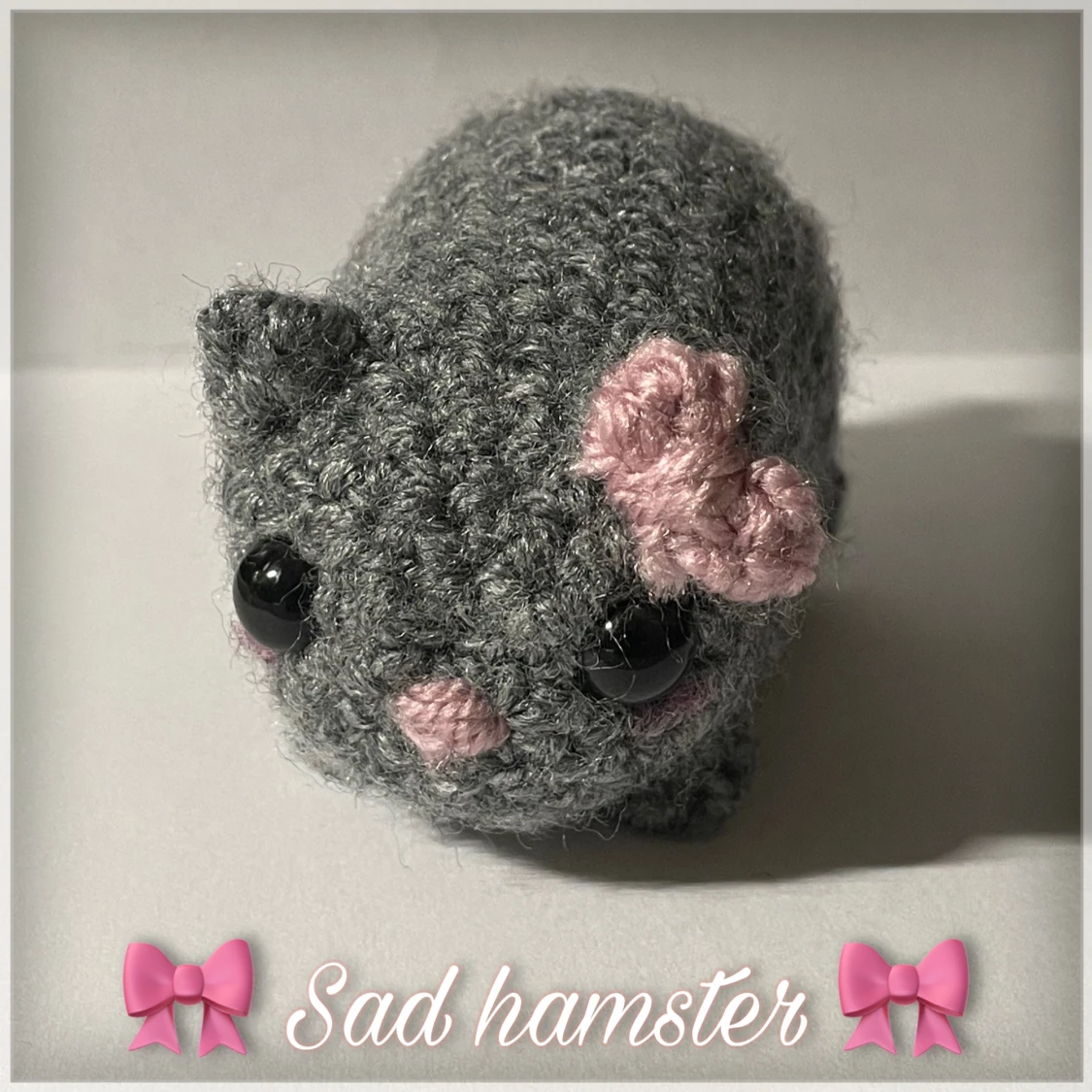 Sad hamster plush🎀