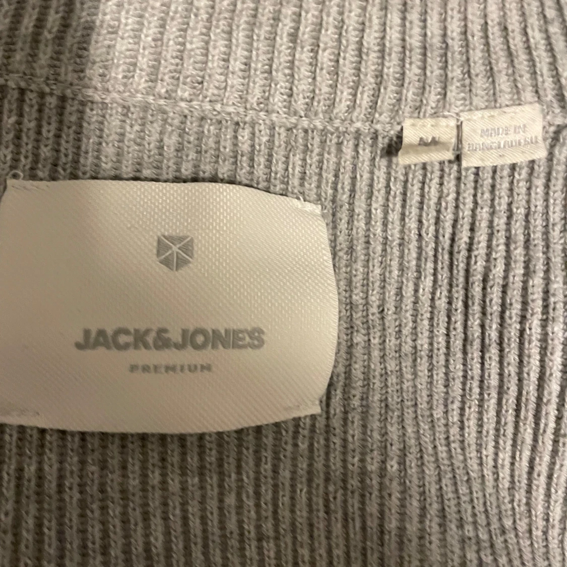 Stickad quarterzip - 90