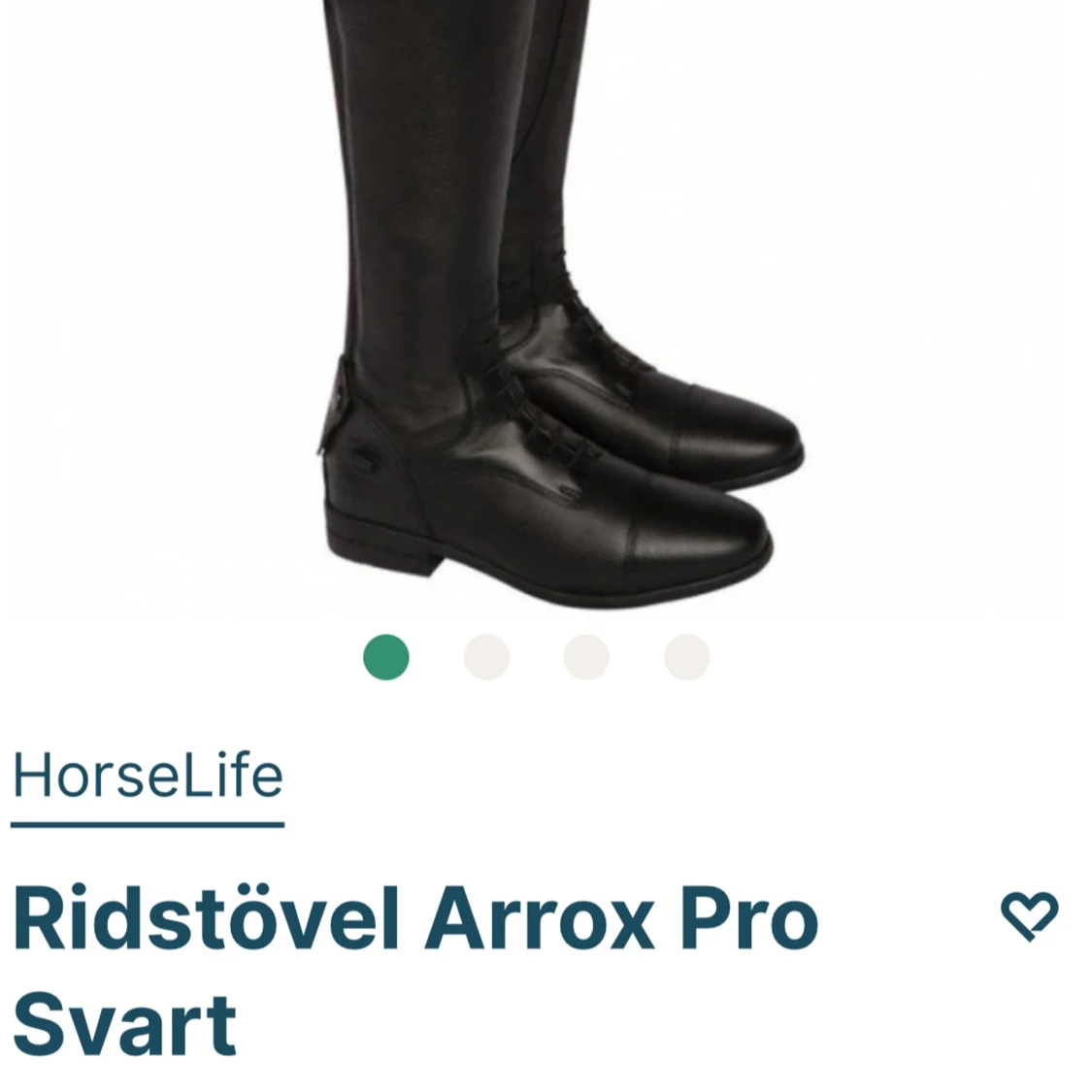 Svarta ridstövlar Arrox Pro - 1