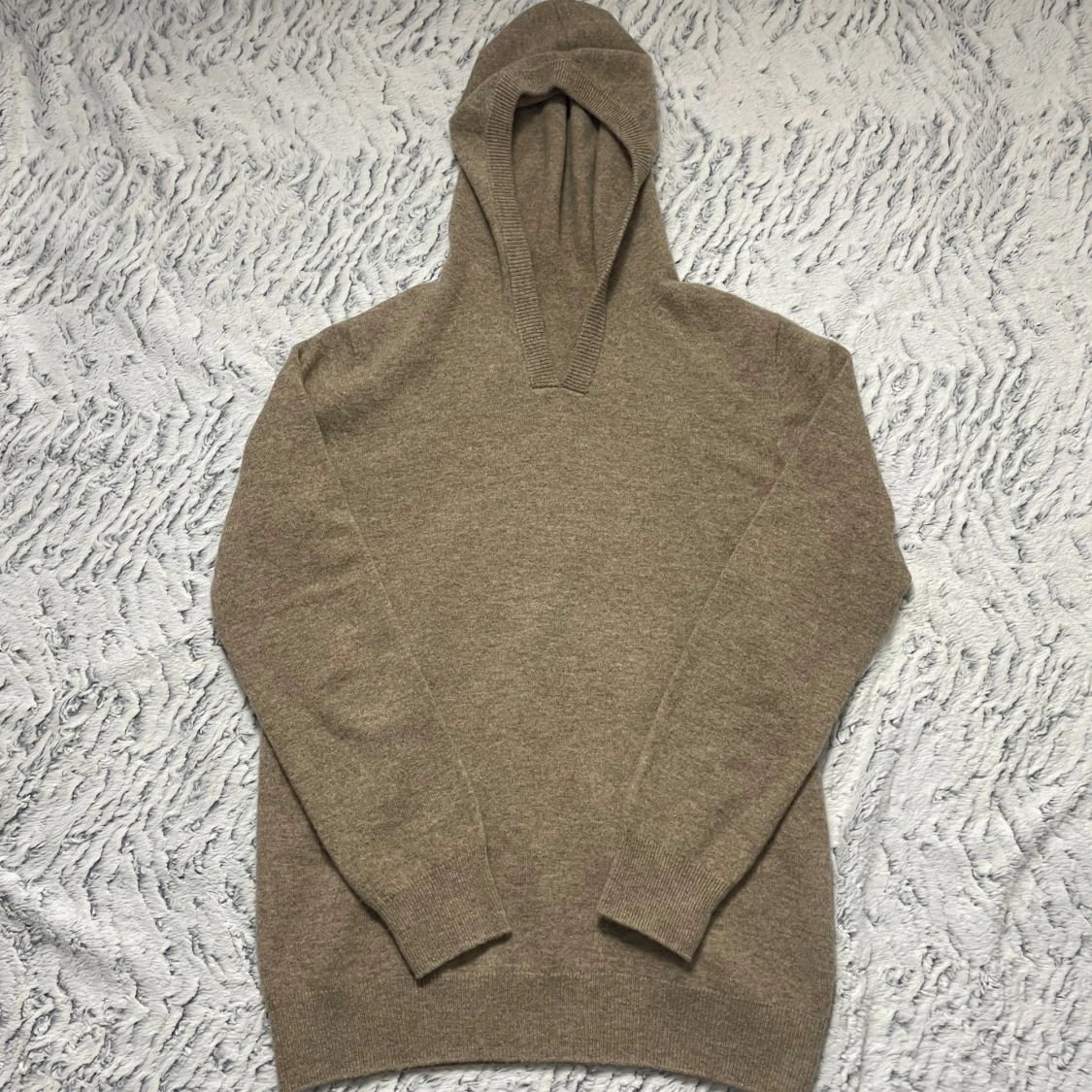 Kashmir/Merino hoodie - 1