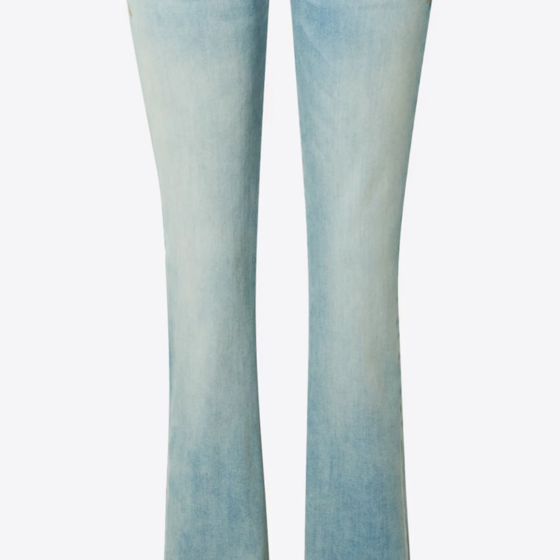 Blå bootcut jeans - 3