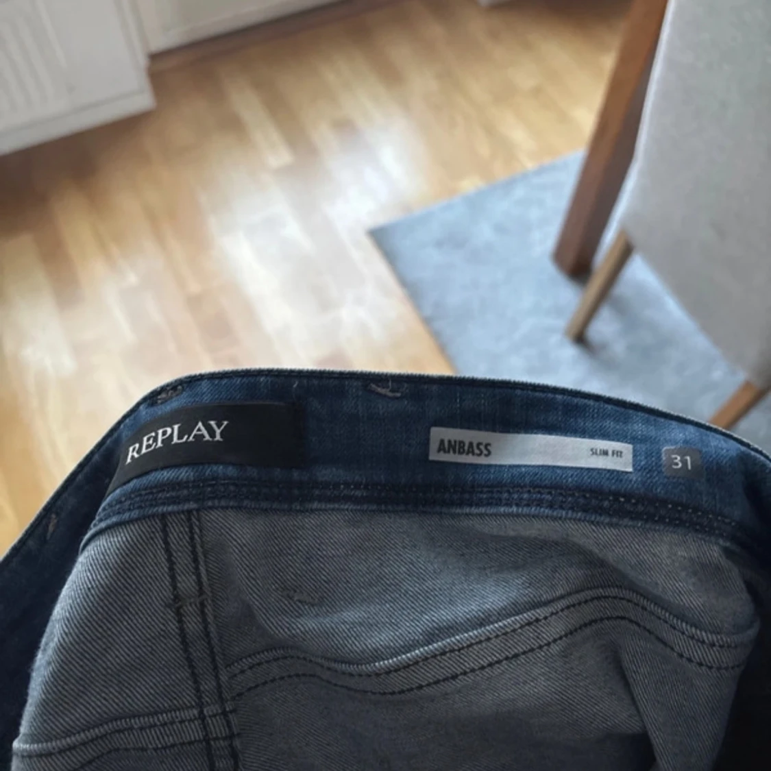 Blå jeansbyxor från Replay - 2