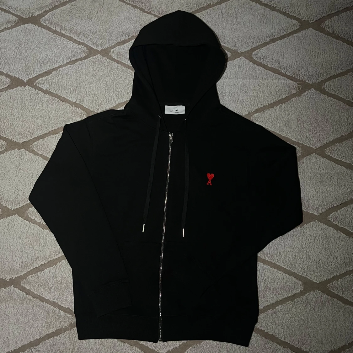 Svart Ami Paris zip up