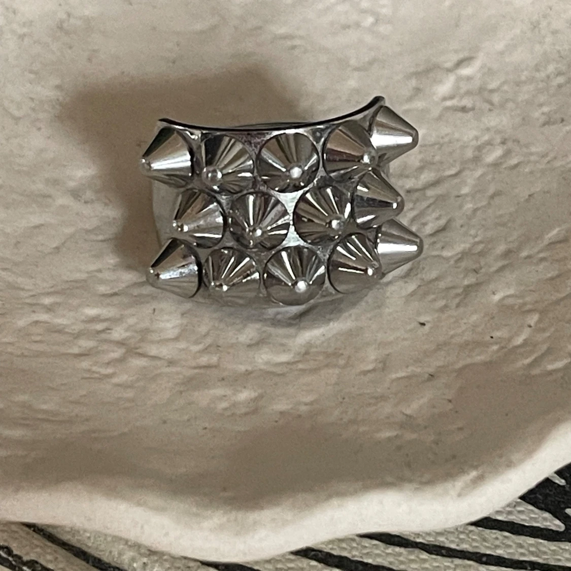 Peak Ring Steel Edblad, Stl M, silver