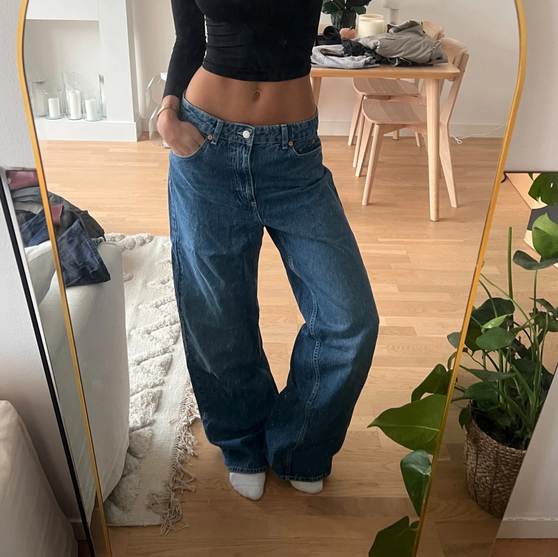 oversized low waist jeans