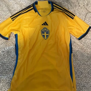 SVERIGE TRÖJA - Hej! Jag säljer en Sverige tröja i storlek M. Den är i bra skick. Har inte används. Tveka inte att fråga om det är något fundersamt 
